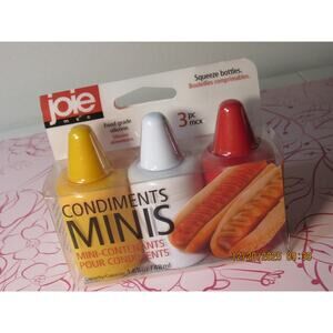 3-Pack Mini Condiment Containers